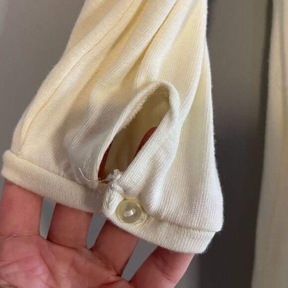 Poof Excellence Cream Sweater Mini Dress | SZ L - Picture 8 of 8